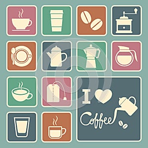 Coffee and tea icon