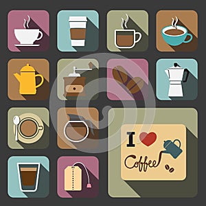 Coffee and tea icon