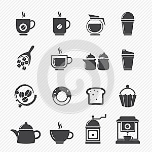 Coffee and tea Icons photo