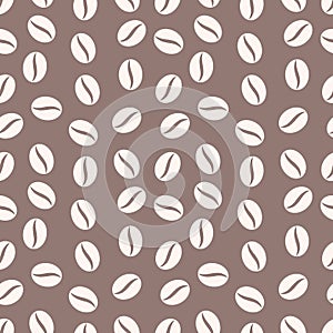 Coffee texture on brown background