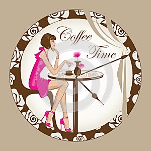 Coffee time girl