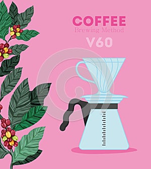 coffee v60 poster