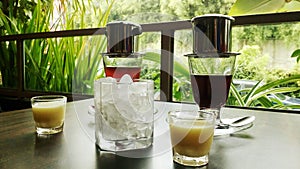 Coffee V60 Vietnam drip relaxing time hobby work drinks couple romantic time