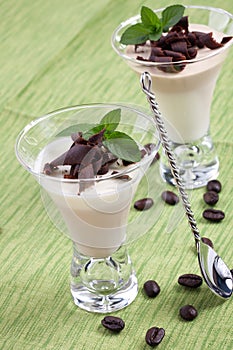 Coffee Vanilla Panna Cotta