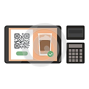 Coffee vending machine display and control panel