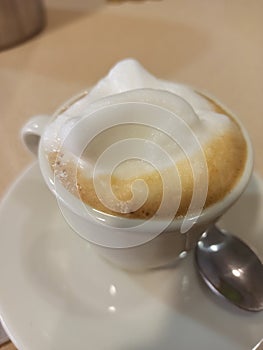 Café blanco satisfacción 