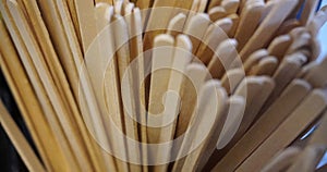 Coffee wooden stirrers