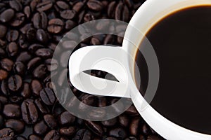 Coffeebean white cup