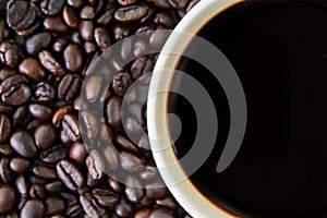 Coffeebean white cup