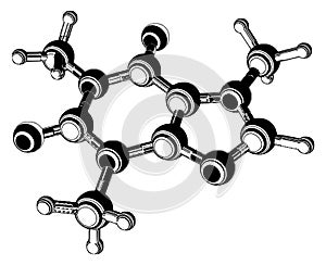 Coffein molecule