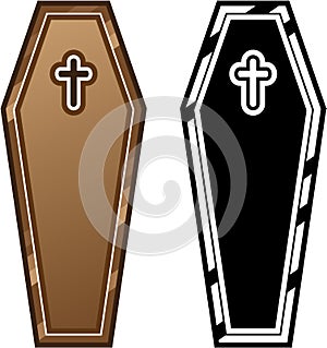 Coffins vector