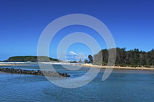 Coffs creek reaches the sea