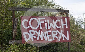 Cofiwch Dryweryn graffiti