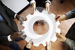 Cog Connection Business Corporate Support Concept