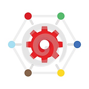 Cog, implement Vector Icon which can easily modify or edit