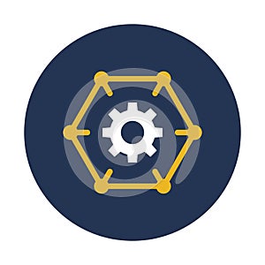 Cog, implement Vector Icon which can easily modify or edit