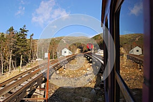 Cog trains in White Mountain