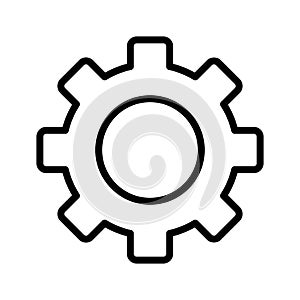 Cog Vector icon which can easily modify or edit