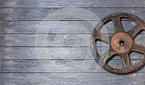 Cog Wood Background photo