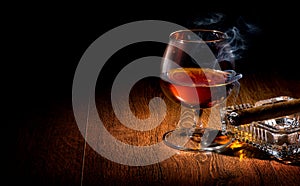 Cognac and cigar