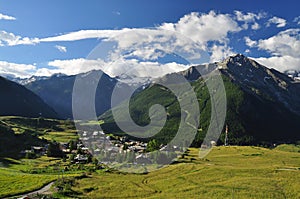 Cogne, Gimillan mountain village Aosta Valley