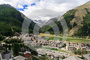Cogne overview, Italy photo