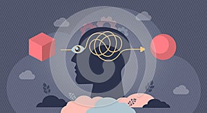 Cognitive Bias and Judgement Error - Conceptual Illustration photo