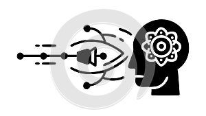 Cognitive Engineering: Brain, Gears, and Innovation, vector design Generative AI