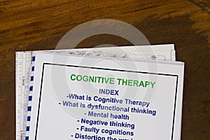Cognitive therapy photo