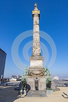 Cogress column in Brussels in Belgium