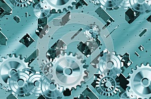 Cogs and clockwork machinery