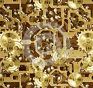 Cogs and clockwork machinery