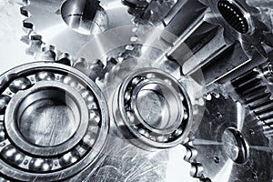 Cogs, gears, pinions and bearings