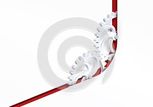 Cogwheel 3d illustration