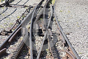 Cogwheel railway sidetrack