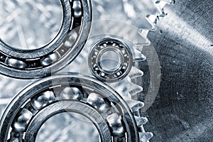 Cogwheels and ball-bearings in titanium