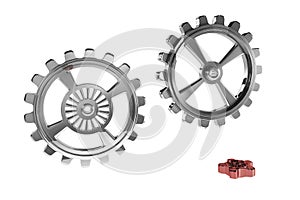 Cogwheels - Red Piece