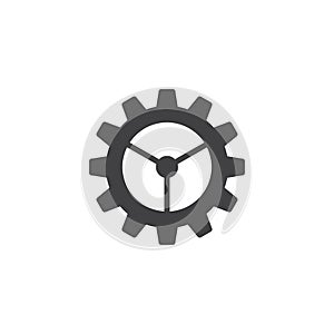 Cogwheels vector icon