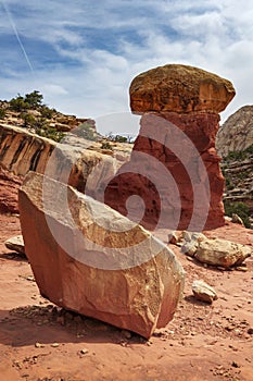 Cohab Canyon is a popular destination in Capitol Reef National Park.