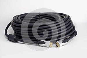 Coil of HDMI cable