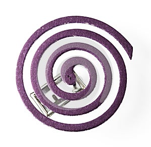 Coil of Mosquito-Repellent with Lavender Fragrance