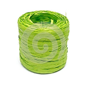 Coil of plastic rope