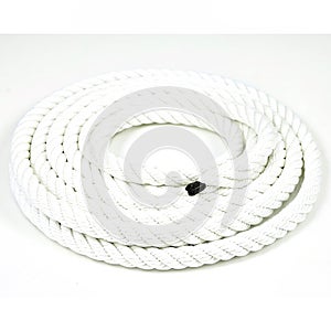 Rope isolated on white background