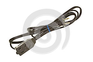 Coiled Household Electric Power Cord