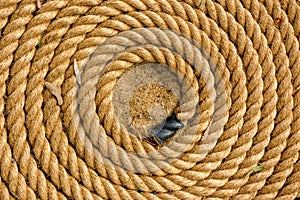 Coiled rope