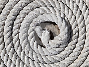 Coiled rope