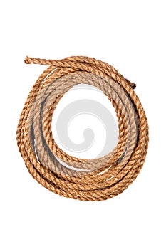 Coiled rope photo