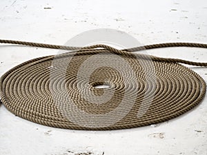 Coiled rope