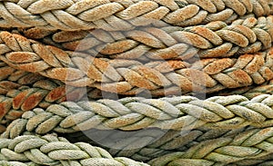 Coiled rope detail