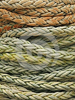 Coiled rope detail